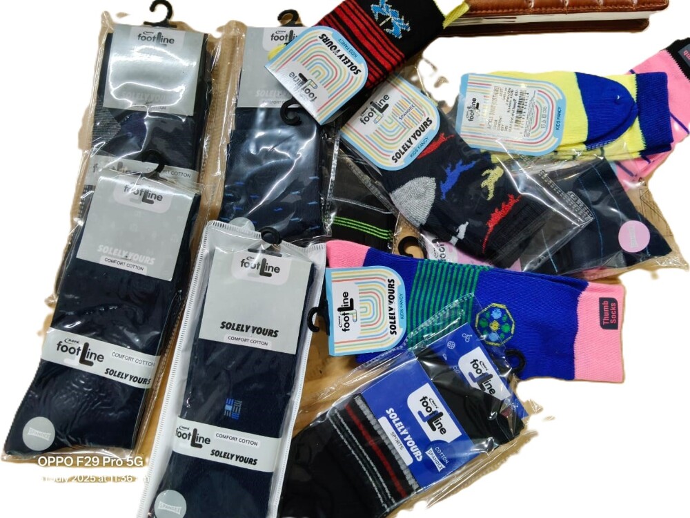 Rupa Footline Fluoro Ankle Cotton Spandex Men Socks 23cm
