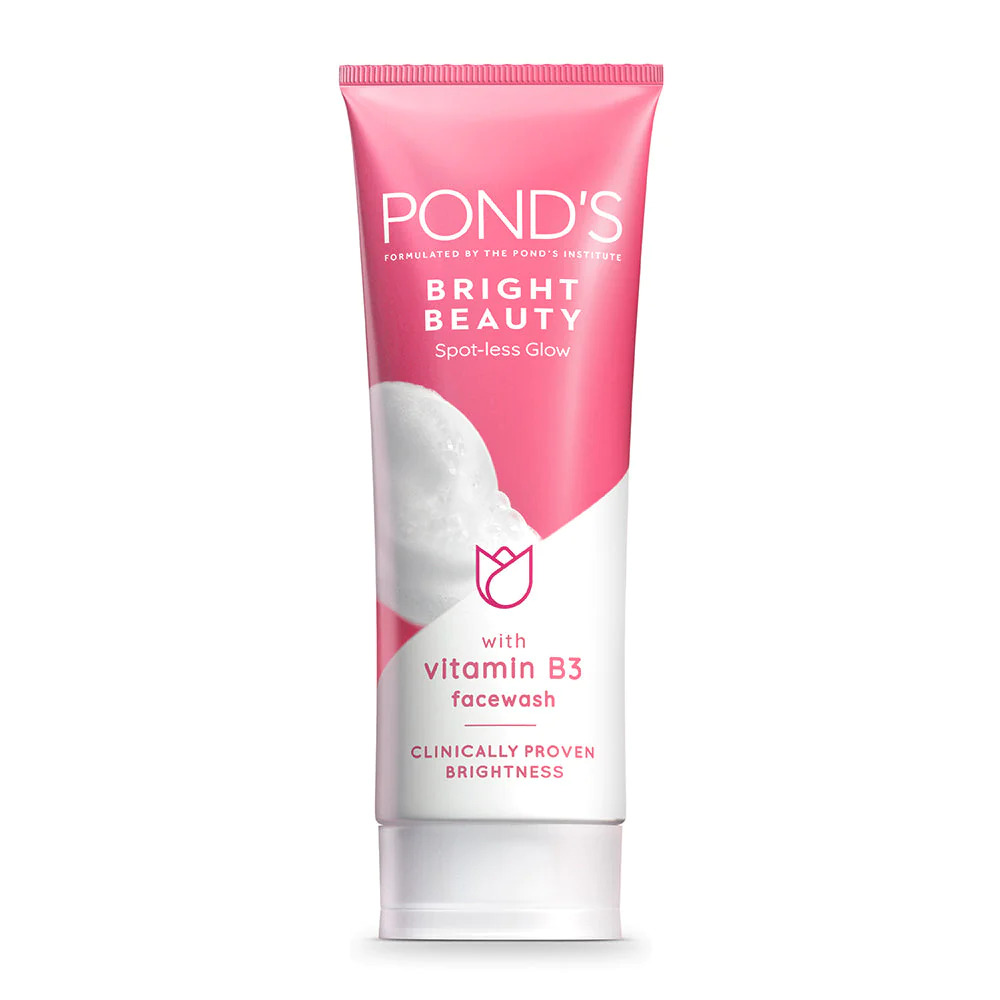 Pond's Bright Beauty Spot-less Glow Face Wash With Vitamins 100 gm