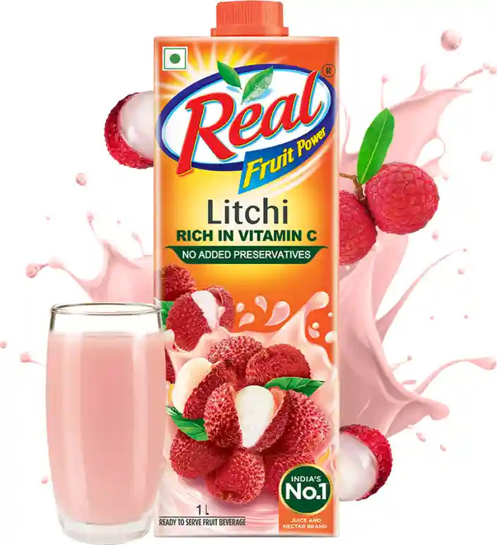 Real fruit power Litchi rich in vitamin c 1 Ltr