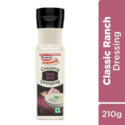 Dr. Oetker Funfoods Creamy Classic Ranch Dressing, 210 g