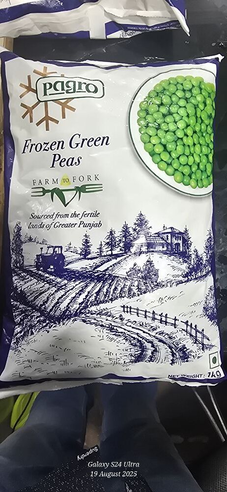 Pagro Frozen green peas