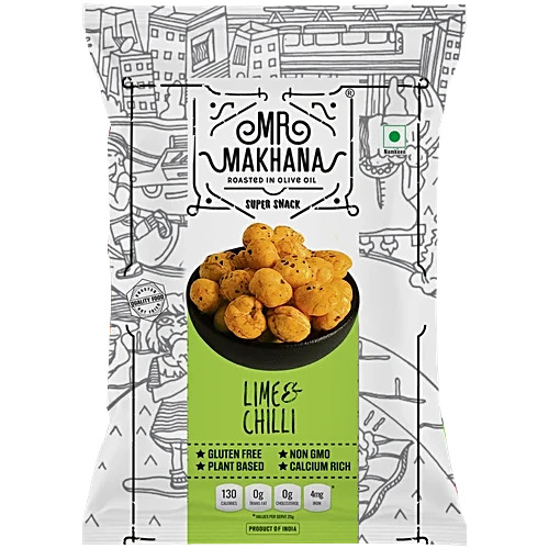 Mr. Makhana Super Snack Lime & Chilli 55GM