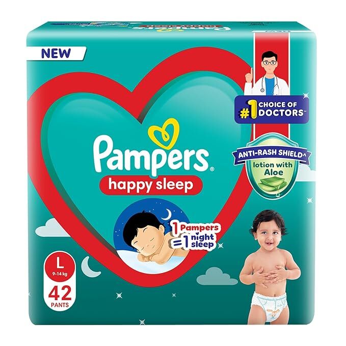 Pamper Happy Sleep New Baby Up To 5 Kg 40 Pants