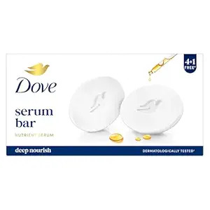 Dove Serum Bar Nutrient Serum Soap 4+1 Free 625gm