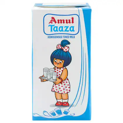 Amul Taaza Milk, 1Ltr
