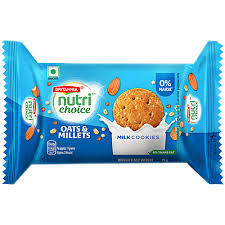 Britannia Nutri Choice Oats & Millets Milk Cookies 75g