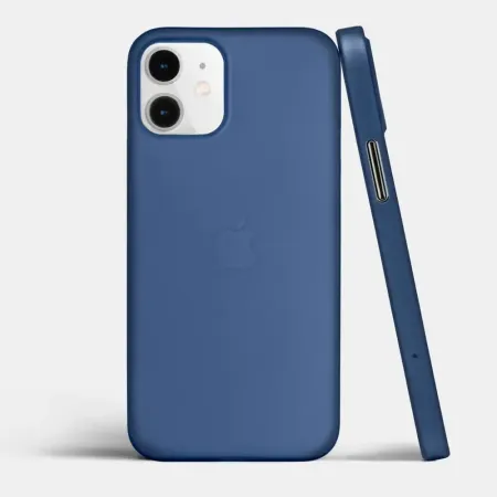 Iphone 12 Silicon Back Cover  Blue