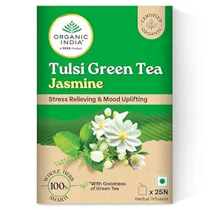 Organic India Tulsi Green Tea Jasmine Tea 45g