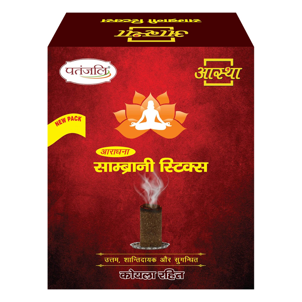 Patanajali Aastha Aradhana Sambrani Stickes Non-Coal 20N