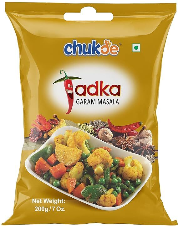 BULK DEAL - Chukde Spices Tadka Garam Masala 200 gm (Pack of 10)