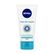NIVEA Women Face Wash, Total Face Cleanup, acts as Face Wash, Face Scrub & Face Pack, 100 ml