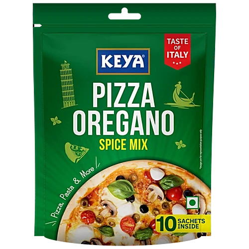 Keya Pizza Oregano Spice Mix 10 Sachet Inside
