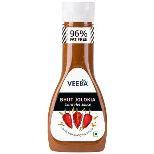 VEEBA Bhut Jolokia Extra Hot Sauce, 300 g