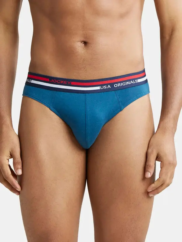 Jockey USA Originals Brief US49 L-Size Seaport Teal