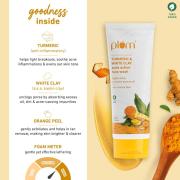 Plum Turmeric & White Clay Acne Action Face Wash| For All Skin Types | 100% Vegan, 100 ml