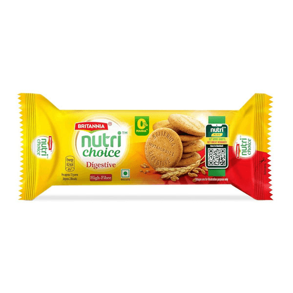 Britannia Nutri Choice Digestive High Fiber Biscuit 192g
