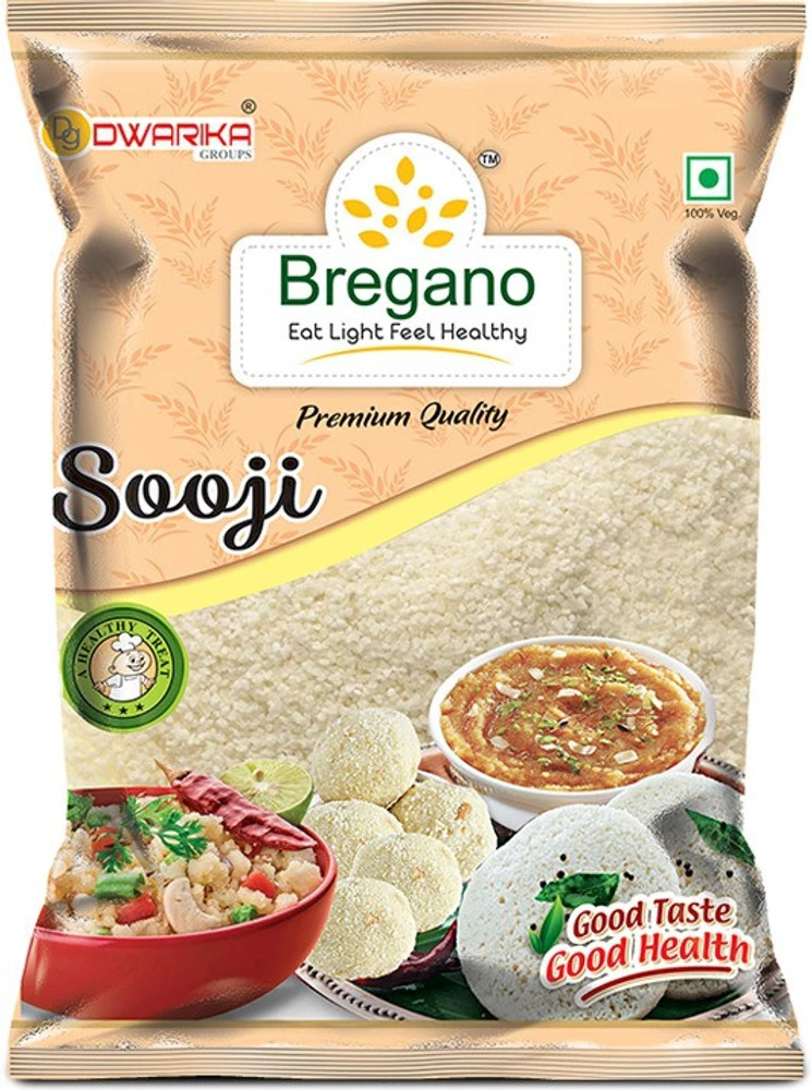 Bregano Premium Quality Sooji 500g