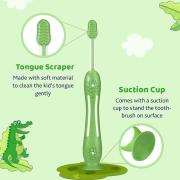 CHICCO TOOTHBRUSH FOR KIDS 1N |GREEN| FOR 3-8 YEAR