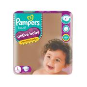 Pampers Active Baby Taped Daipers- Large Size (L) , 18 Baby Diapers