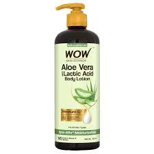 Wow Aloe Vera With Lactic Acid Body Lotion 400 ml Buy 1 Get 1 Free