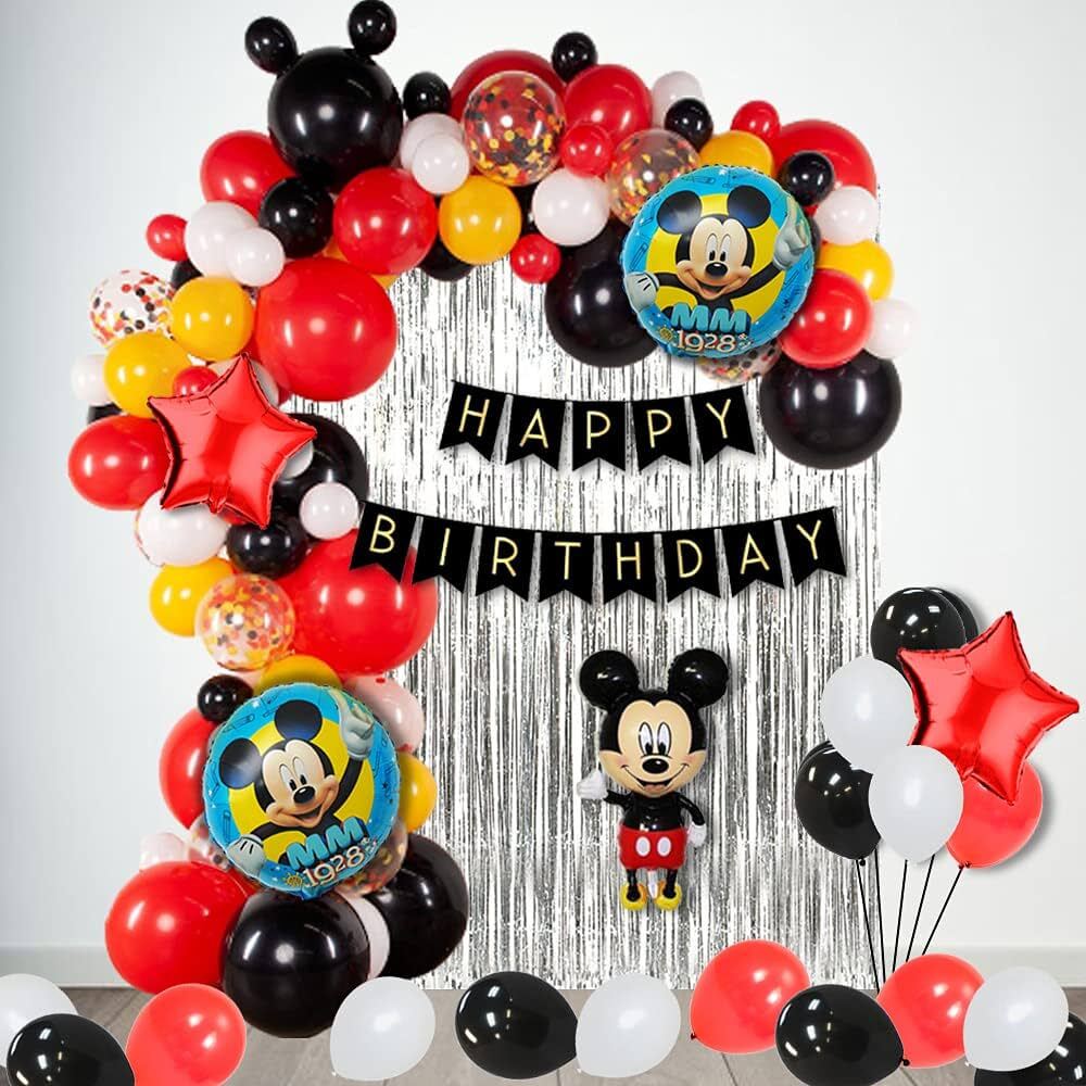 Mickey Mouse Birthday Decoration Set 44pcs