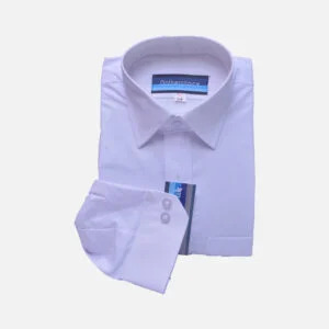 BCS White Shirt With Fused Collars And Cuffs (Long Sleeves)