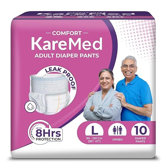 COMFORT KAREMED ADULT DIAPERS LEAK PROOF 8 HOURES PROTECTION L SIZE
