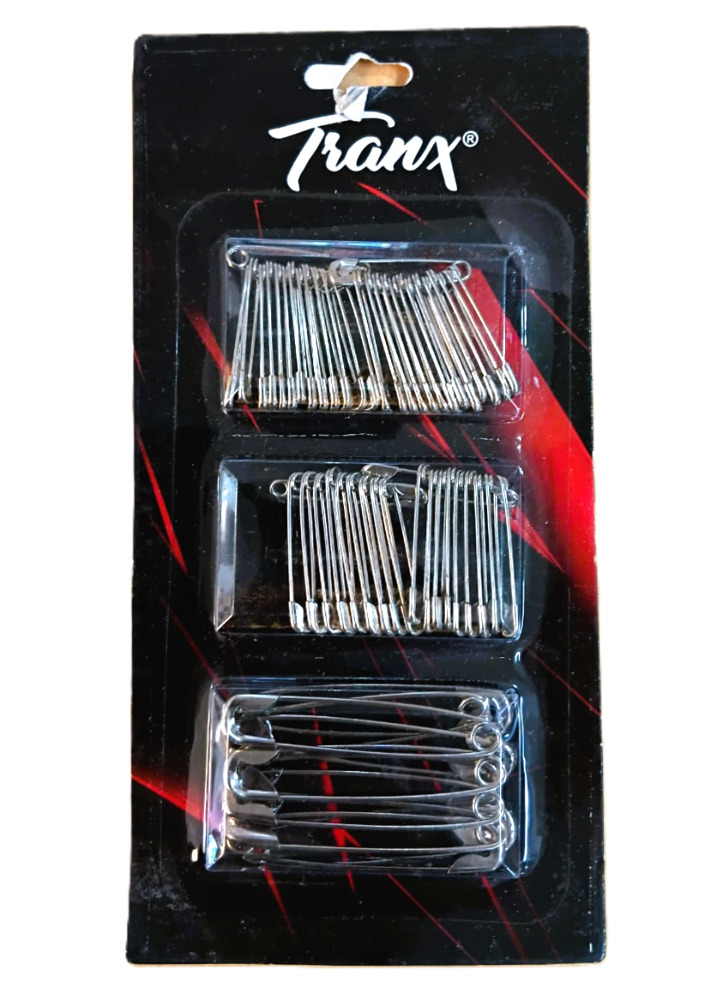 Tranx Safty Pin Assort TX721
