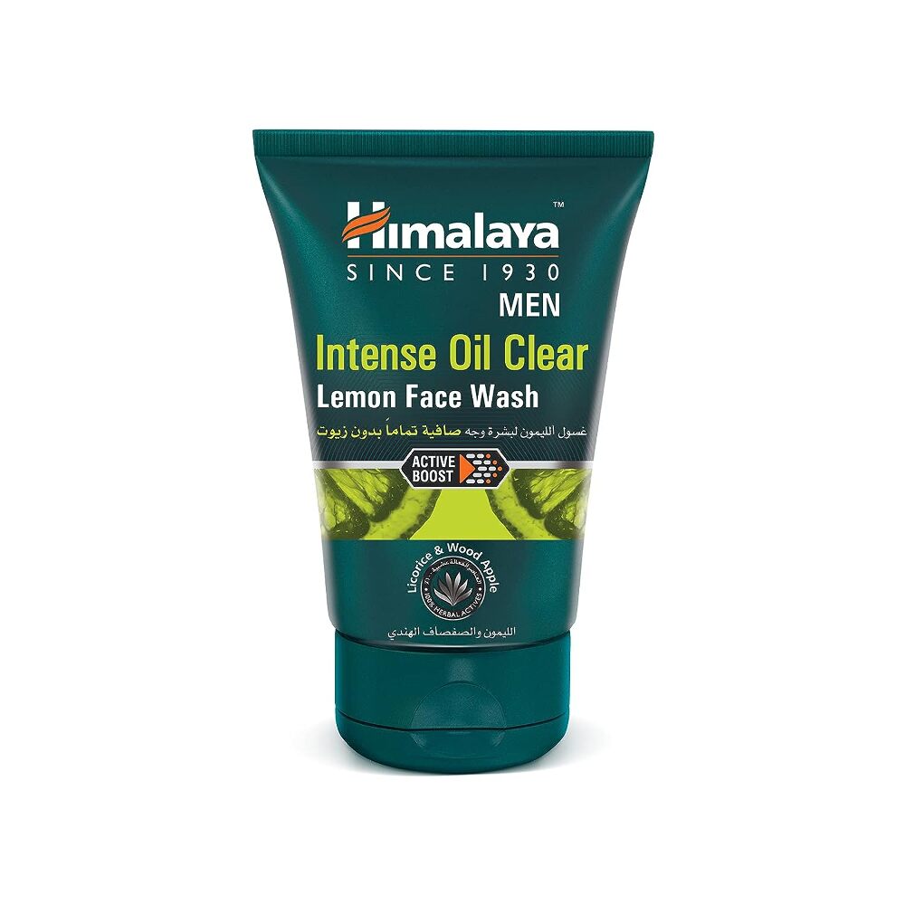Himalaya Men Intense Oil Clear Lemon Face Wash, 100 m