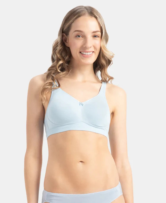 Jockey Woman Essence Wire-Free Shaper Bra Stretch Angel Falls 1722-01 (Size 32B) 1Pc