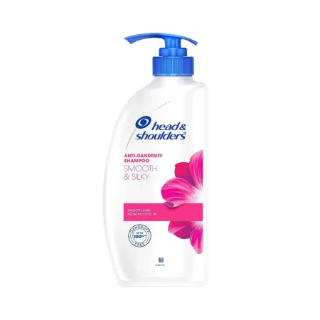 Head & Shoulders Smooth and Silky Anti Dandruff Shampoo, (650ml)