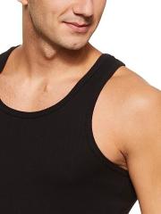 Jockey 9922 Men's Super Combed Cotton Rib Racer Back Styling Round Neck Gym Vest