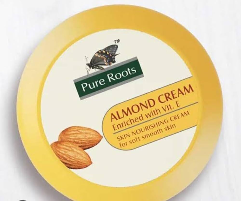 Pure Roots Almond & Honey Cream Skin Nourishing Cream Enriched With Vit E 50ML