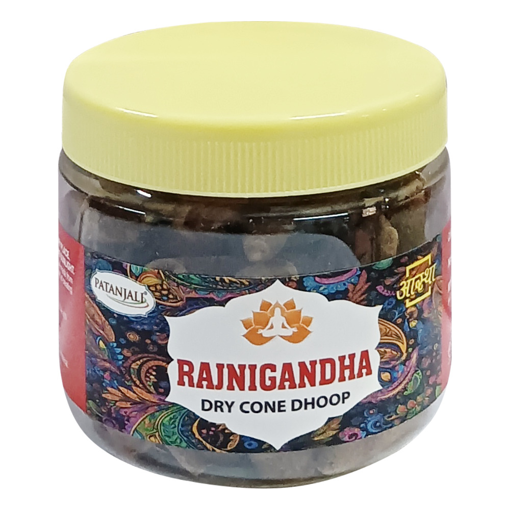 Aastha Dry cone dhoop Rajnigandha Jar, 80g