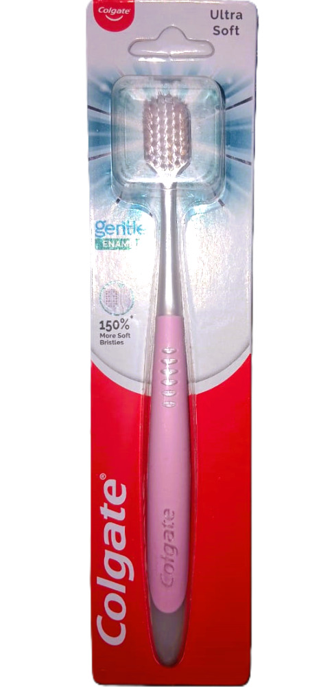 Colgate Ultra Soft Gentle Enamel 150% More Soft Bristles Toothbrush, 1N