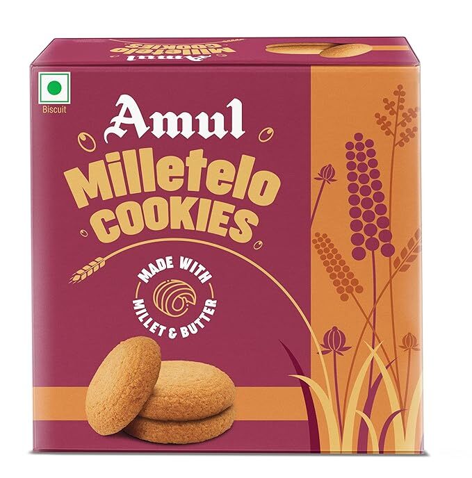 Amul Milletelo Cookies 200gm