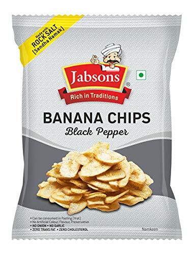 Jabsons Banana Chips - Black Pepper, 150 g
