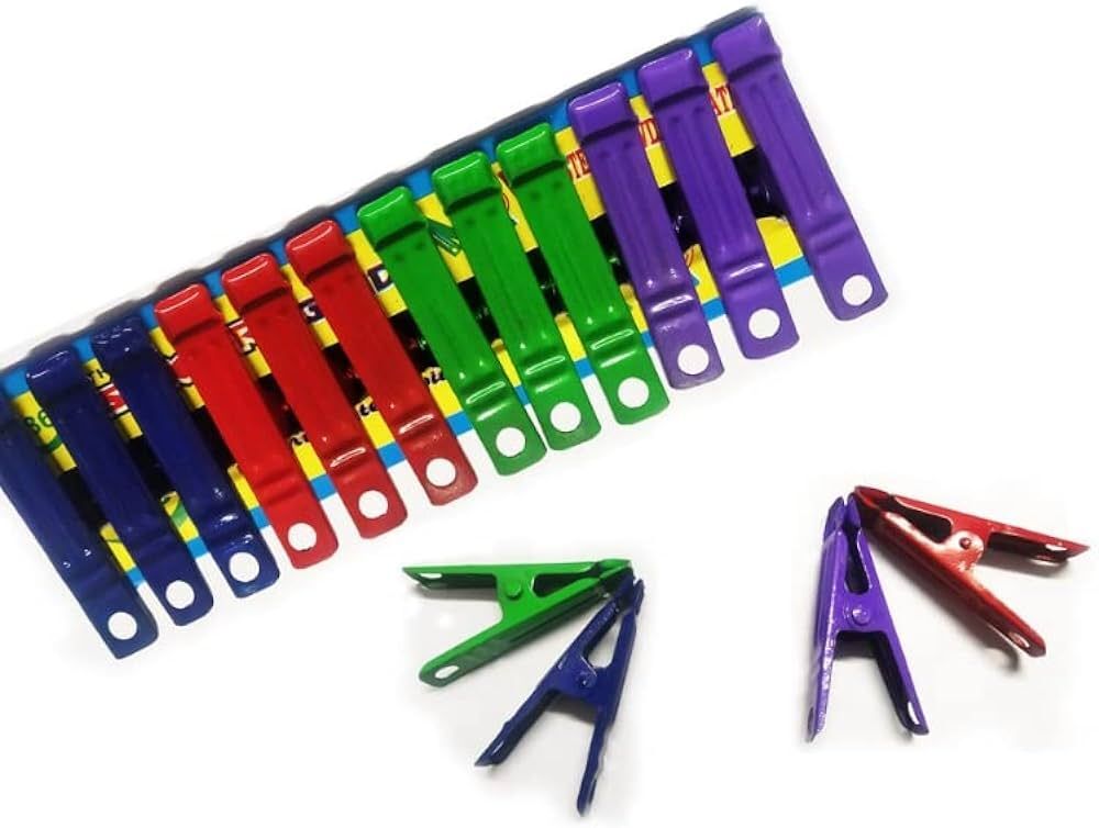 Steel Powder coating Multipurpose Clip pack of 12 pieces