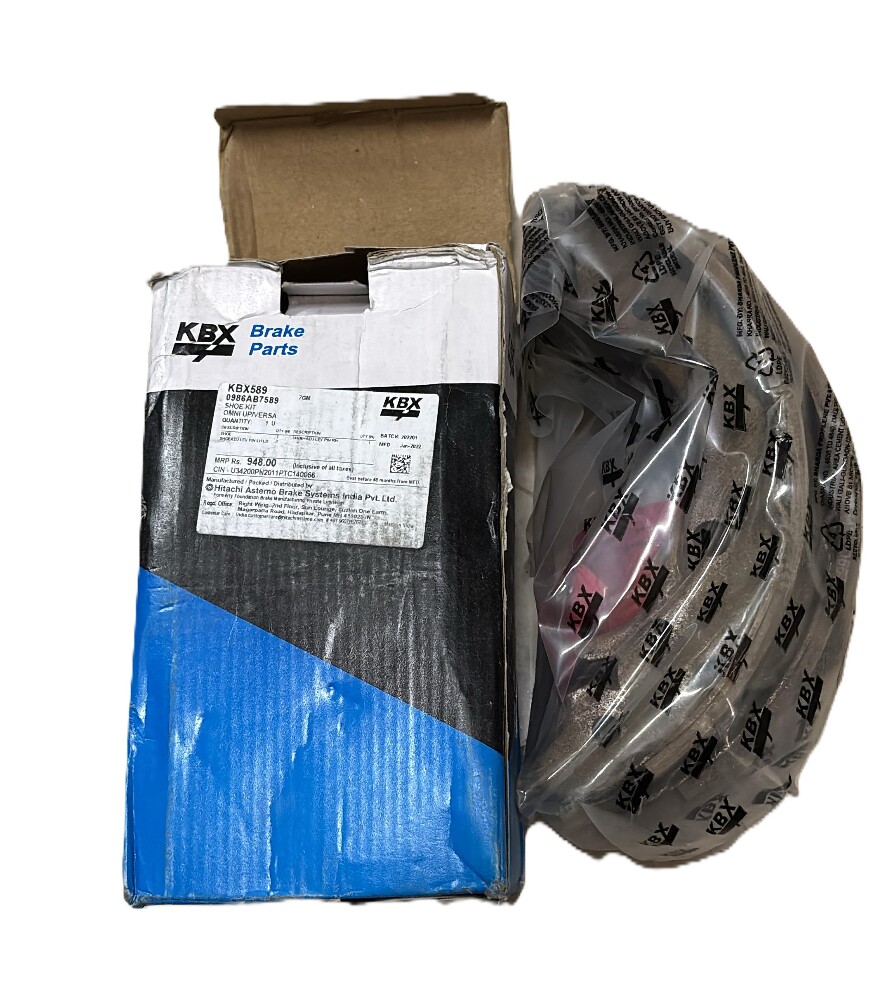 Rear Brake Shoe Kit for Maruti Omni (Upgraded Model) -KBX589