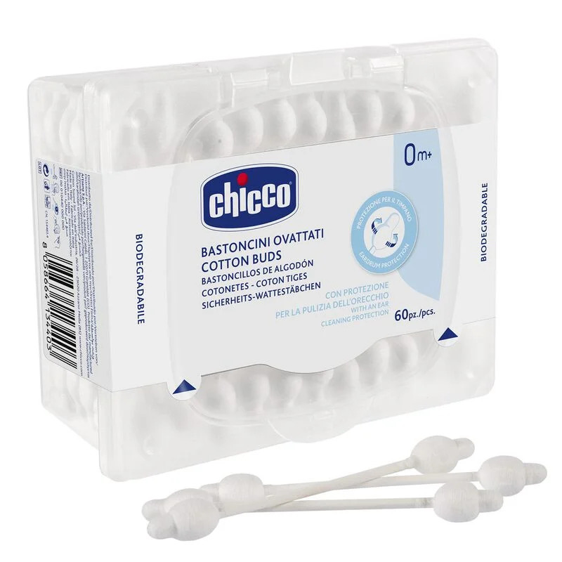 Chicco Cotton tips, 60 pcs