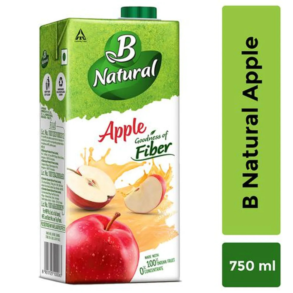 B Natural Apple Juice, 1 L