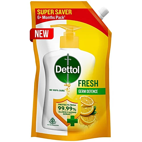 Dettol Fresh Germ Defence Liquid Handwash, 675ml