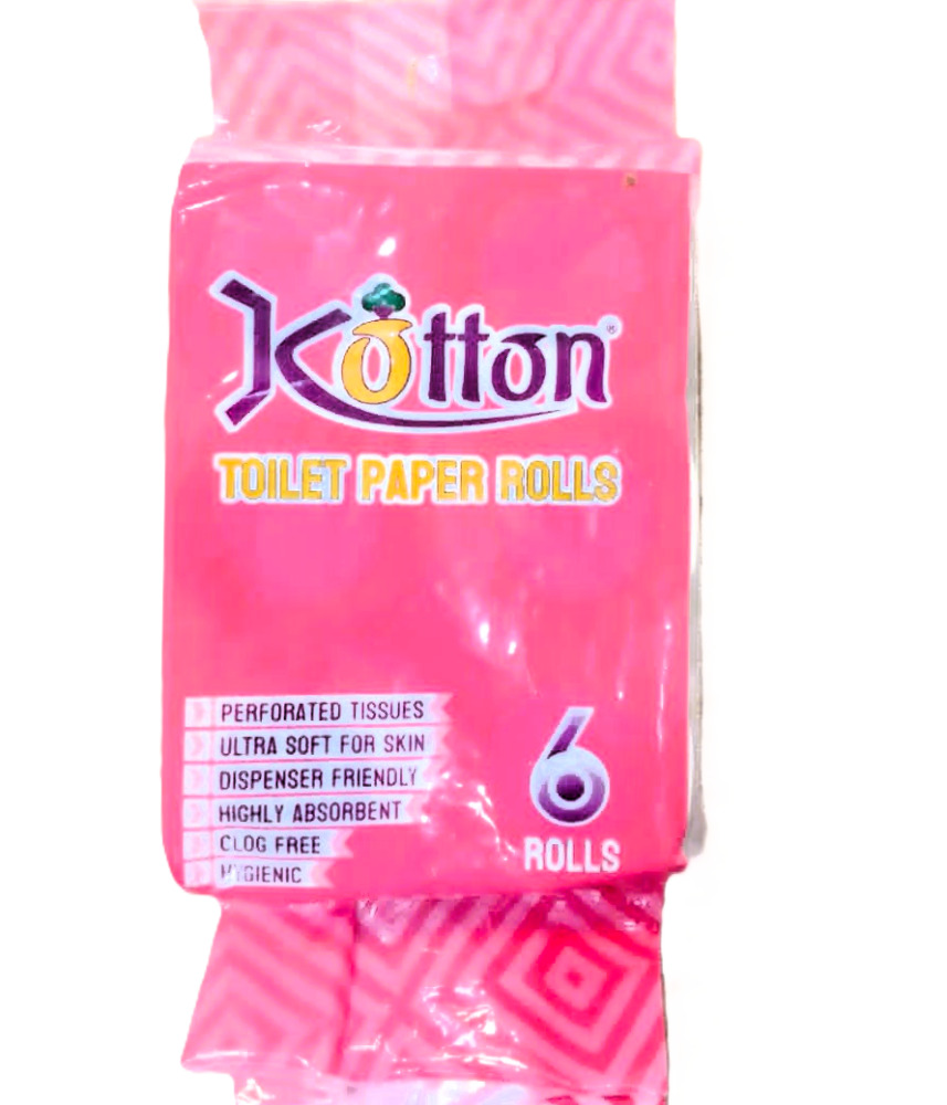 Kotton Toilet Paper Rolls, 6Rolls