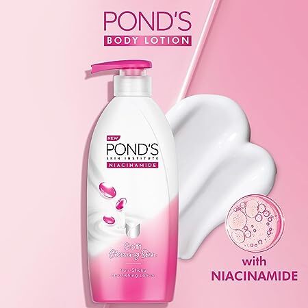 Pond's Triple Vitamin Moisturising Body Lotion with Vitamins B3, E & C, 275 ml