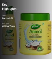 Dabur Anmol Gold Pure Coconut oil pack of 160g