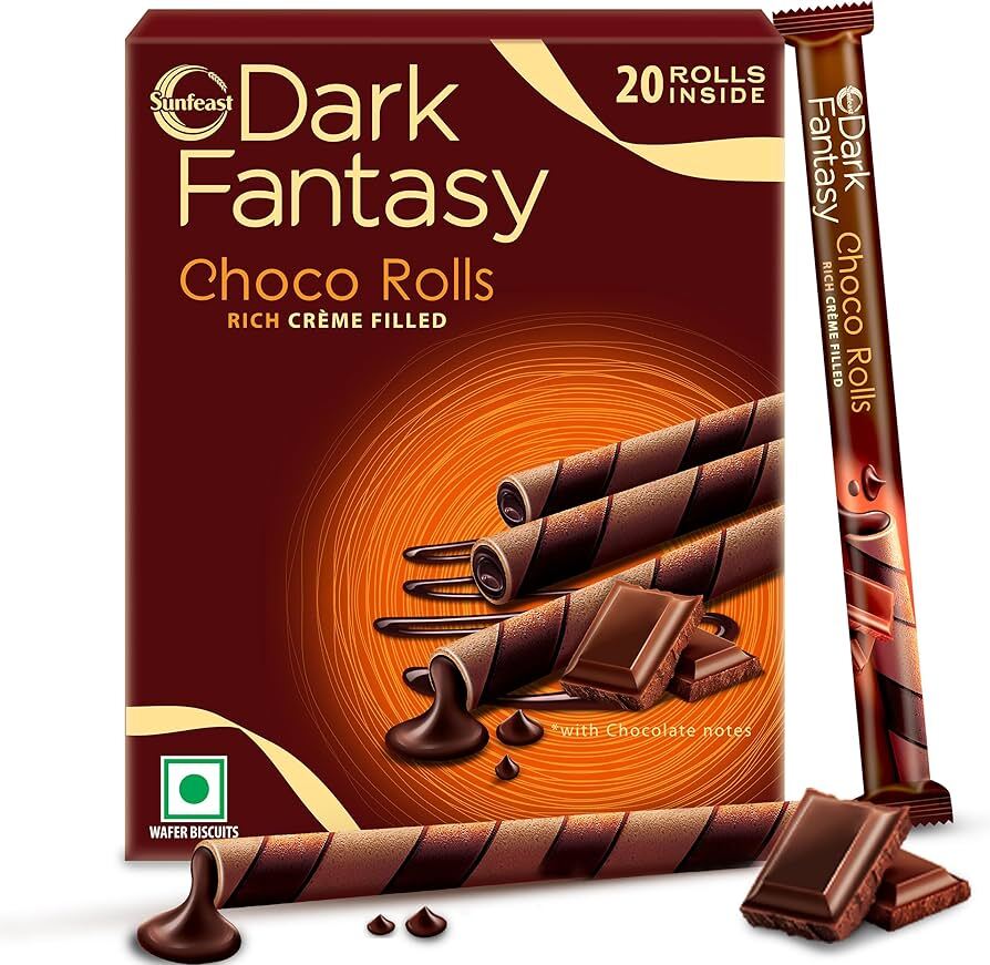 Sunfeast Dark Fantasy Choco Rolls Rich Creme
