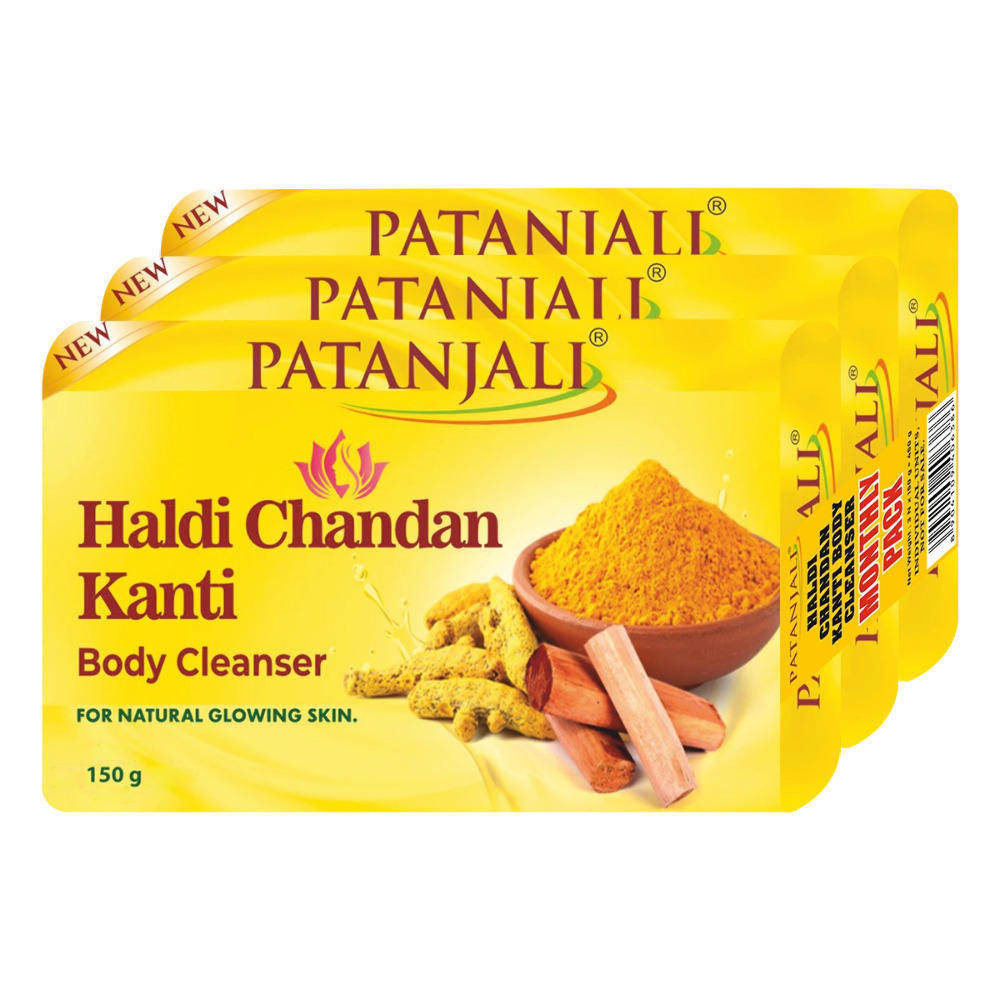 Patanjali Haldi Chandan Kanti Body Cleanser 450 g