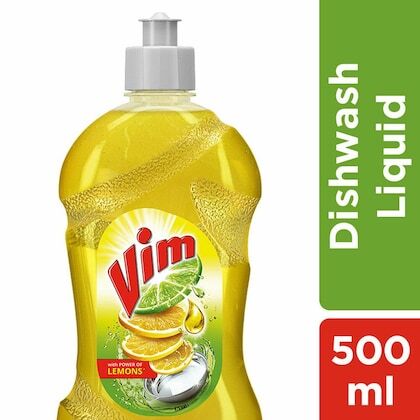 Vim Lemon Dishwash Liquid 500 ml