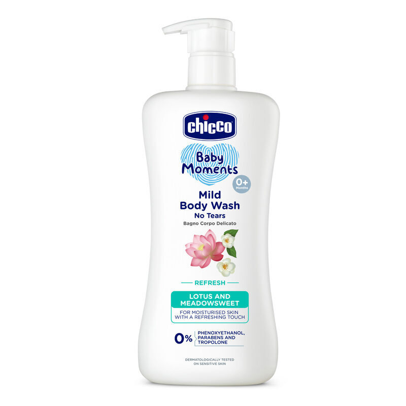 Chicco Baby Moments Mild Bodywash Refresh, 500 ml