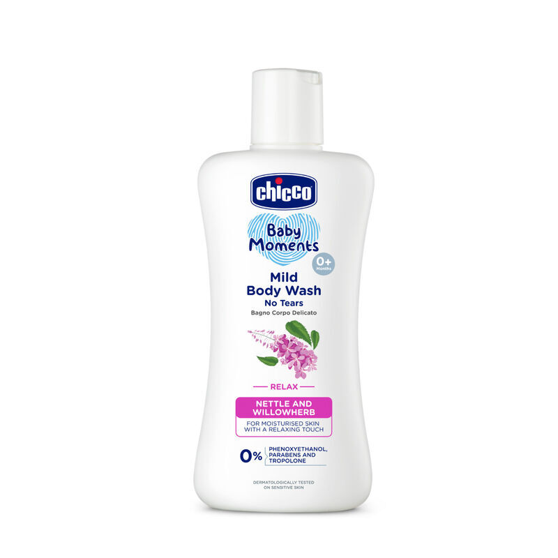 Chicco Baby Moments Mild Bodywash Relax, 200 ml